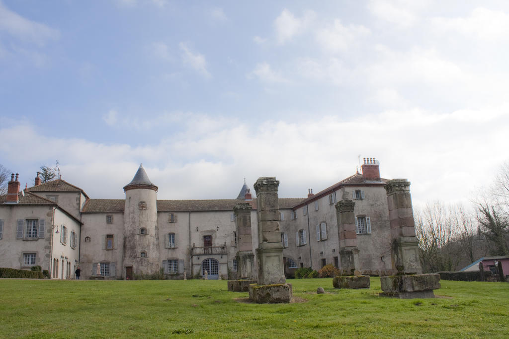 Chateau De Chantelauze Olliergues Exterior foto